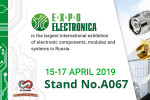 Pogostite.ru - ExpoElectronica 2019 – важное событие в мире электроники стартует 15 апреля в МВЦ «Крукус Экспо»