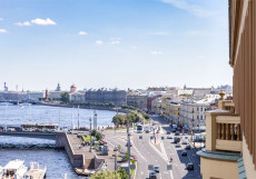 River Palace Hotel - Ривер Палас Стандарт с двумя кроватями и балконом | Вид на Неву